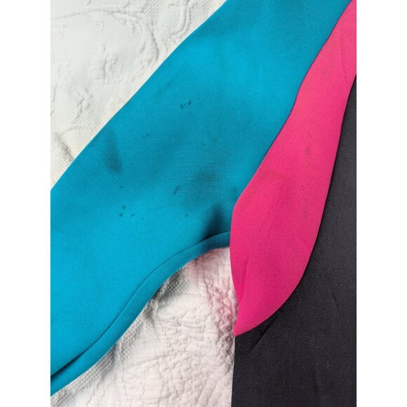 vintage Seadoo wetsuit women's Large Black Pink retro style nylon - Picture 5 of 16